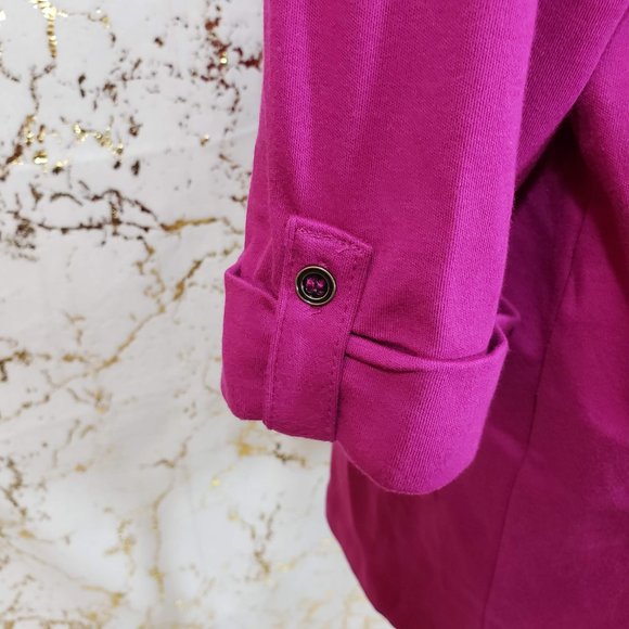 Karen Scott Pink Open Cardigan w/Pockets NWT - Picture 3 of 4